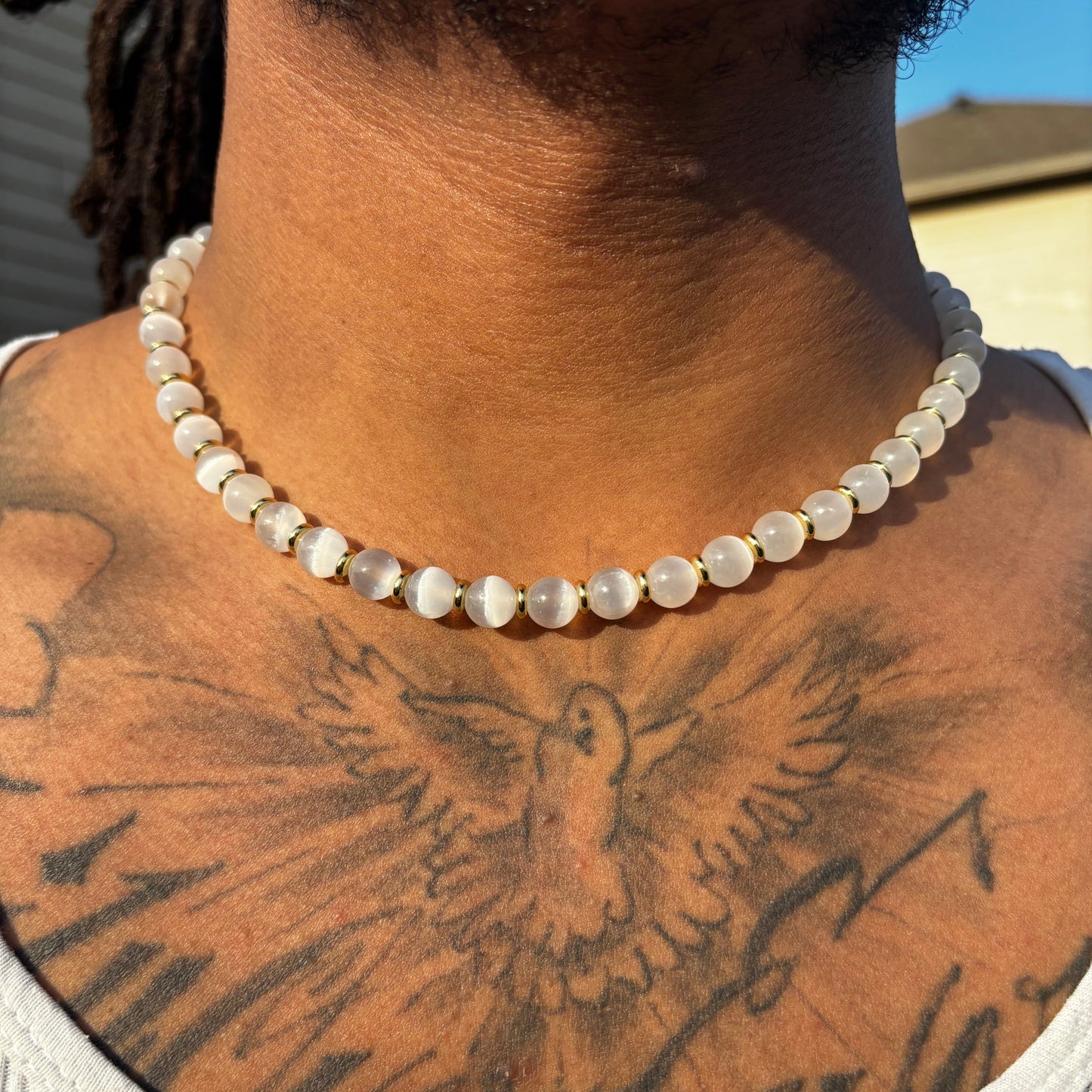Selenite Necklace