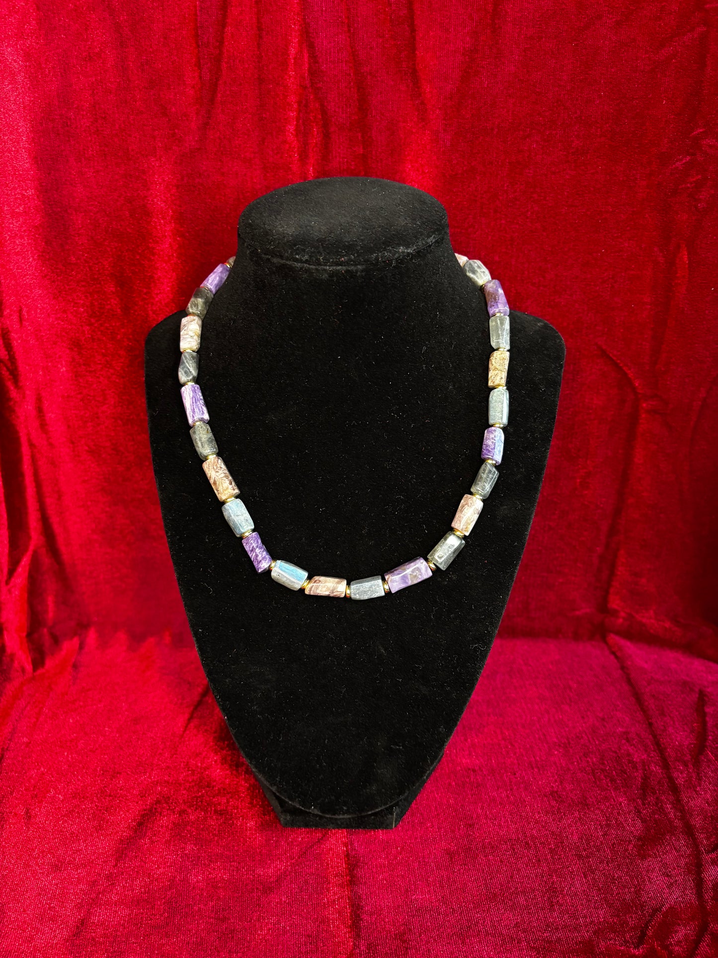 Labradorite & Charoite Necklace