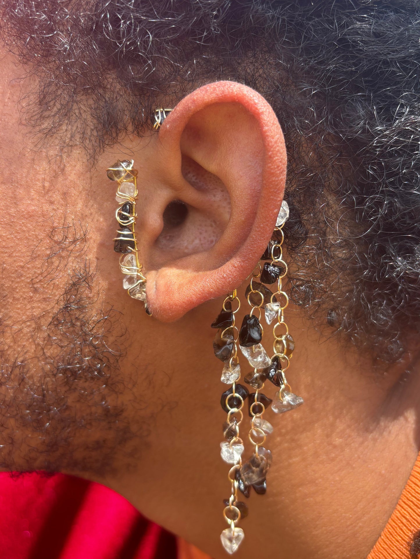 Smoky Quartz Ear Cuff