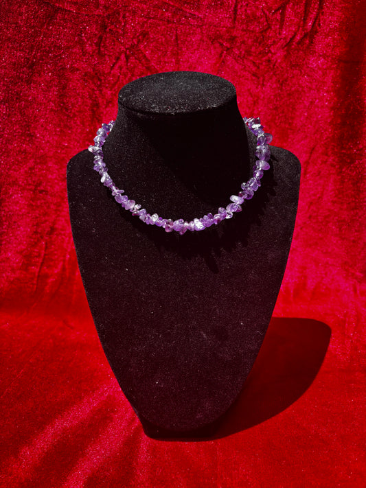 Amethyst Chip Necklace