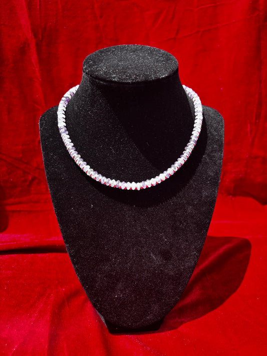 Amethyst Heishi Necklace